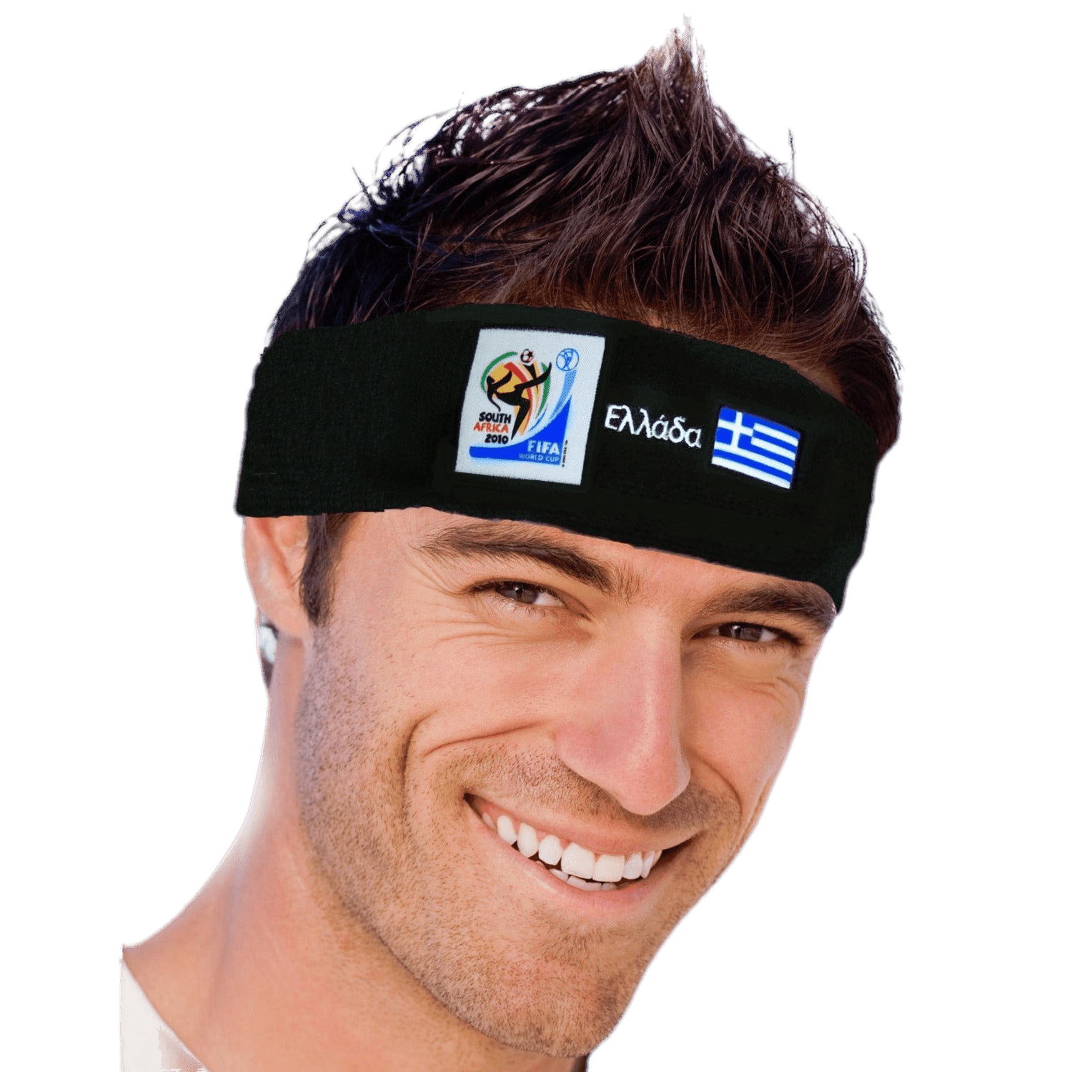 Retro Soccer Fan Headband, 29 Countries (2010 Games)