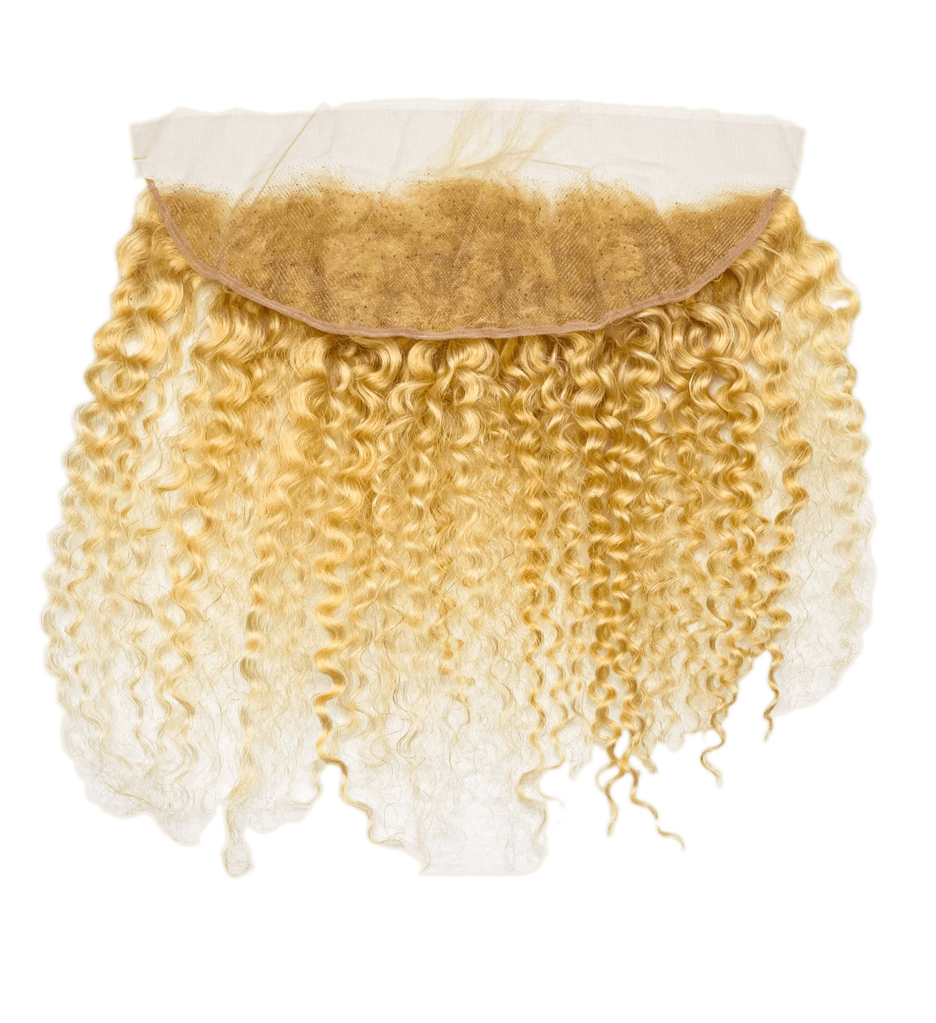 Rio 100% Virgin Remy Bohemian Curl Human Hair Frontal - Blonde 12"