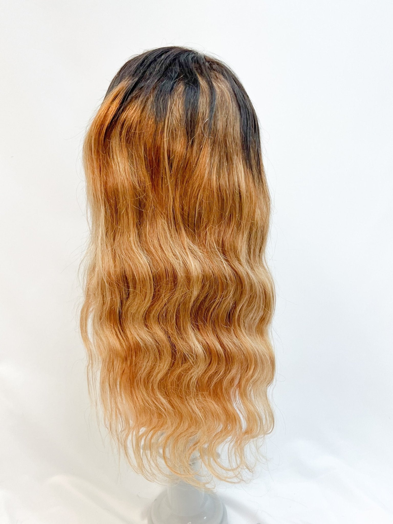 Rio Human Hair Body Wave Lace Front Wig, Gold