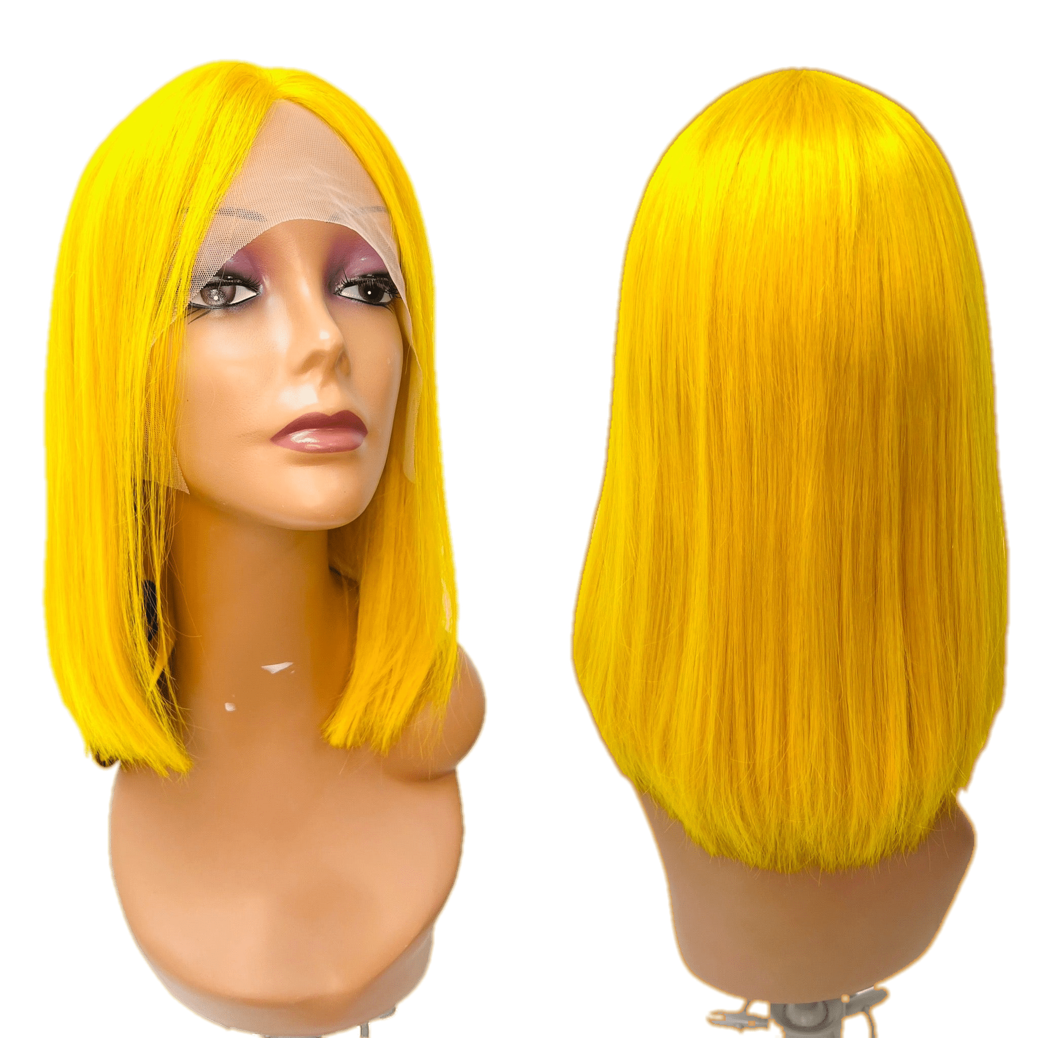 Rio Lace Front U-Part Human Hair Bob Wig, Straight - Choose Size