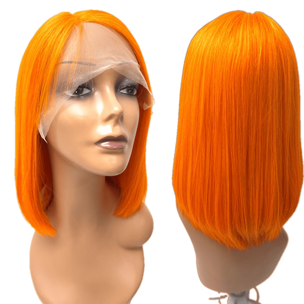 Rio Lace Front U-Part Human Hair Bob Wig, Straight - Choose Size