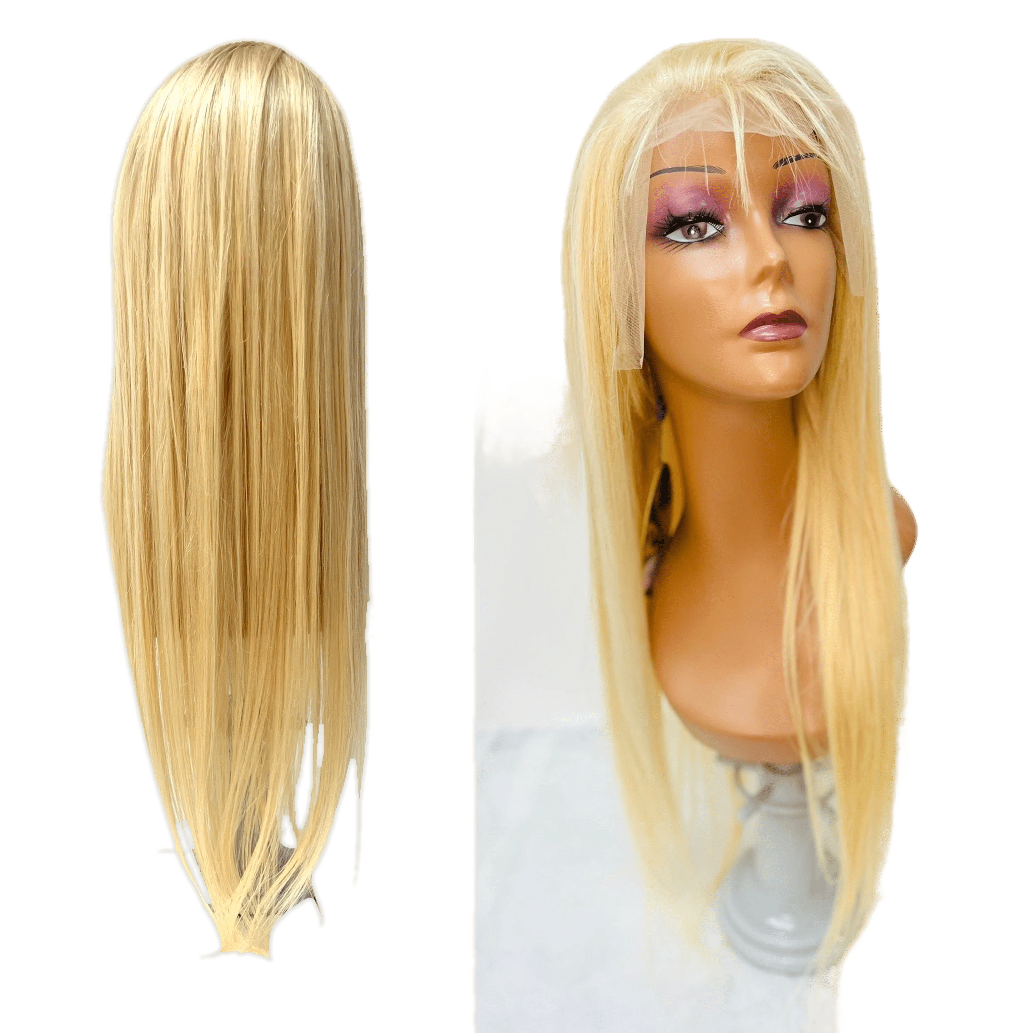 Rio Ukrainian Straight Human Hair Lace Front Wig - Choose Length