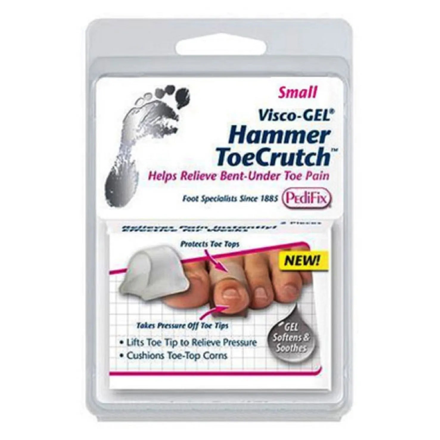 Visco-Gel Hammer ToeCrutch - 2 Pieces Small