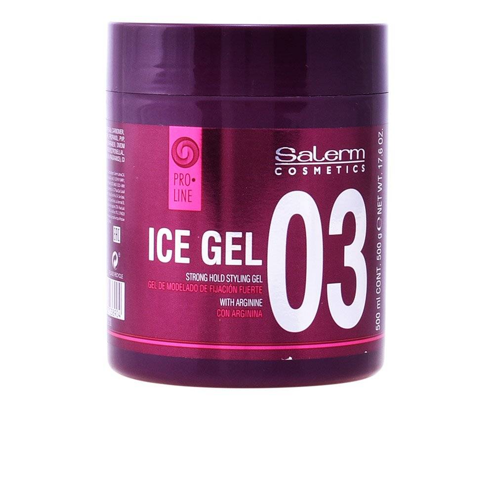Salerm Pro Line Ice Gel Strong Hold Styling Gel With Arginine 7.0 oz