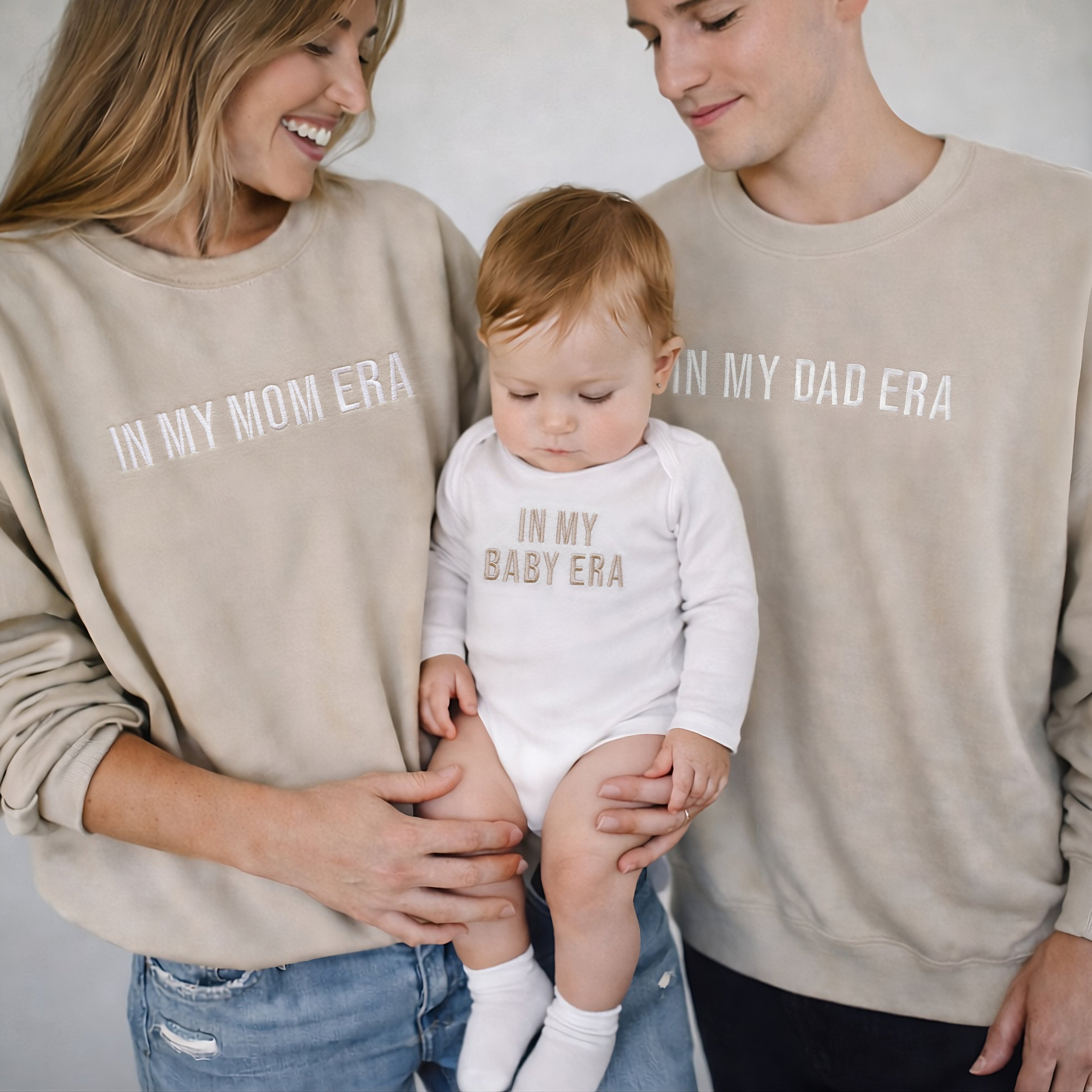 In My Mom Era, Dad Era and Baby Era Family Matching Outfits