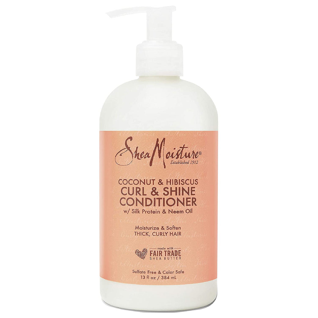SheaMoisture Curl & Shine Coconut Hibiscus Shampoo or Conditioner Curly Hair