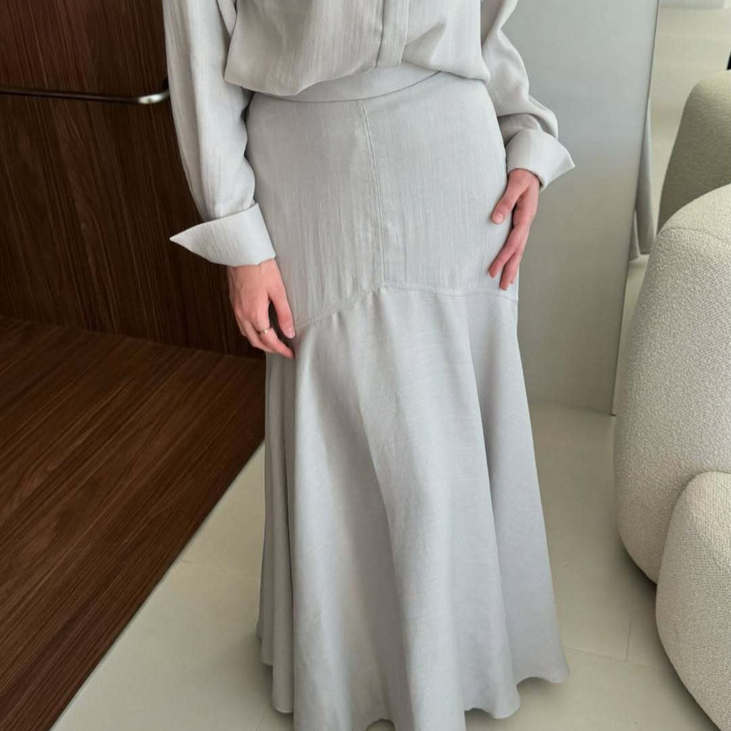Shirt & Tiered Skirt Set(MS259)