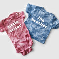 Custom Matching Tie Dye Brother Sister Shirts and Bodysuits