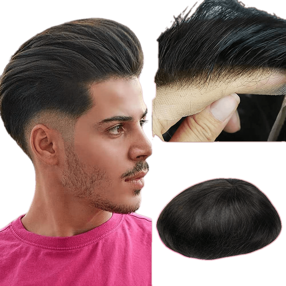 VIP Extensions Full Lace Toupee 100% Human Hair Hairpiece