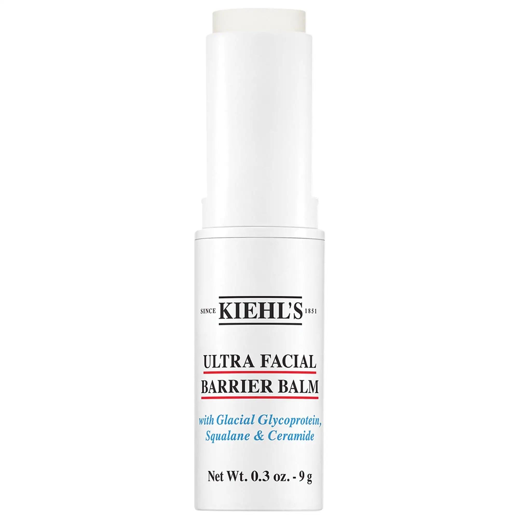 Kiehl's Ultra Facial Skin Barrier Repair Balm: Squalane, Ceramides, Intense Hydration for Dry, Sensitive Skin - On-the-Go Moisture Stick