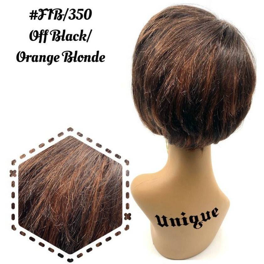 Unique 100% Human Hair Full Wig Style A9
