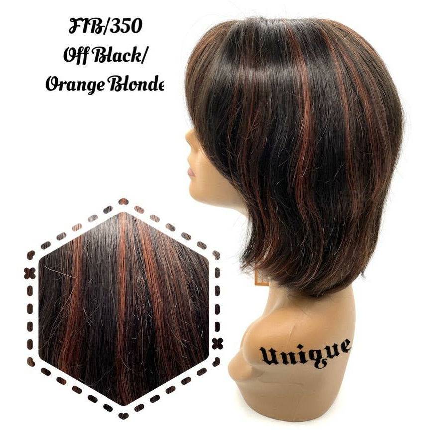 Unique 100% Human Hair Full Wig Style T Hairpiece