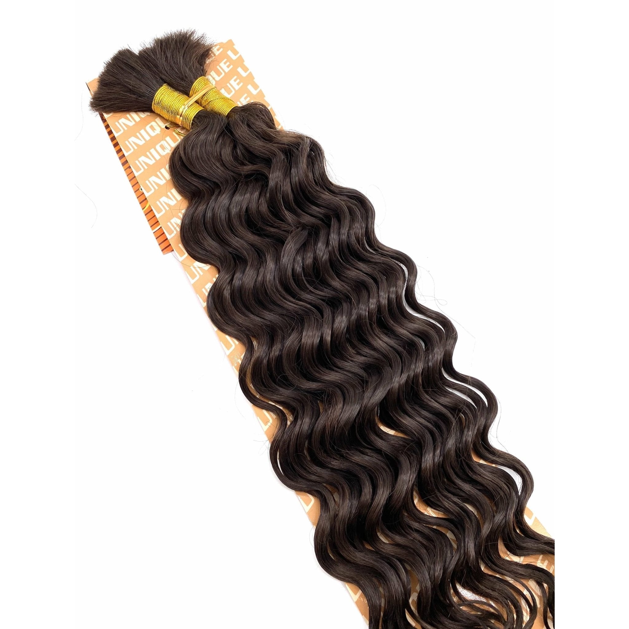 Unique's Human Hair New Deep Bulk - Choose Length