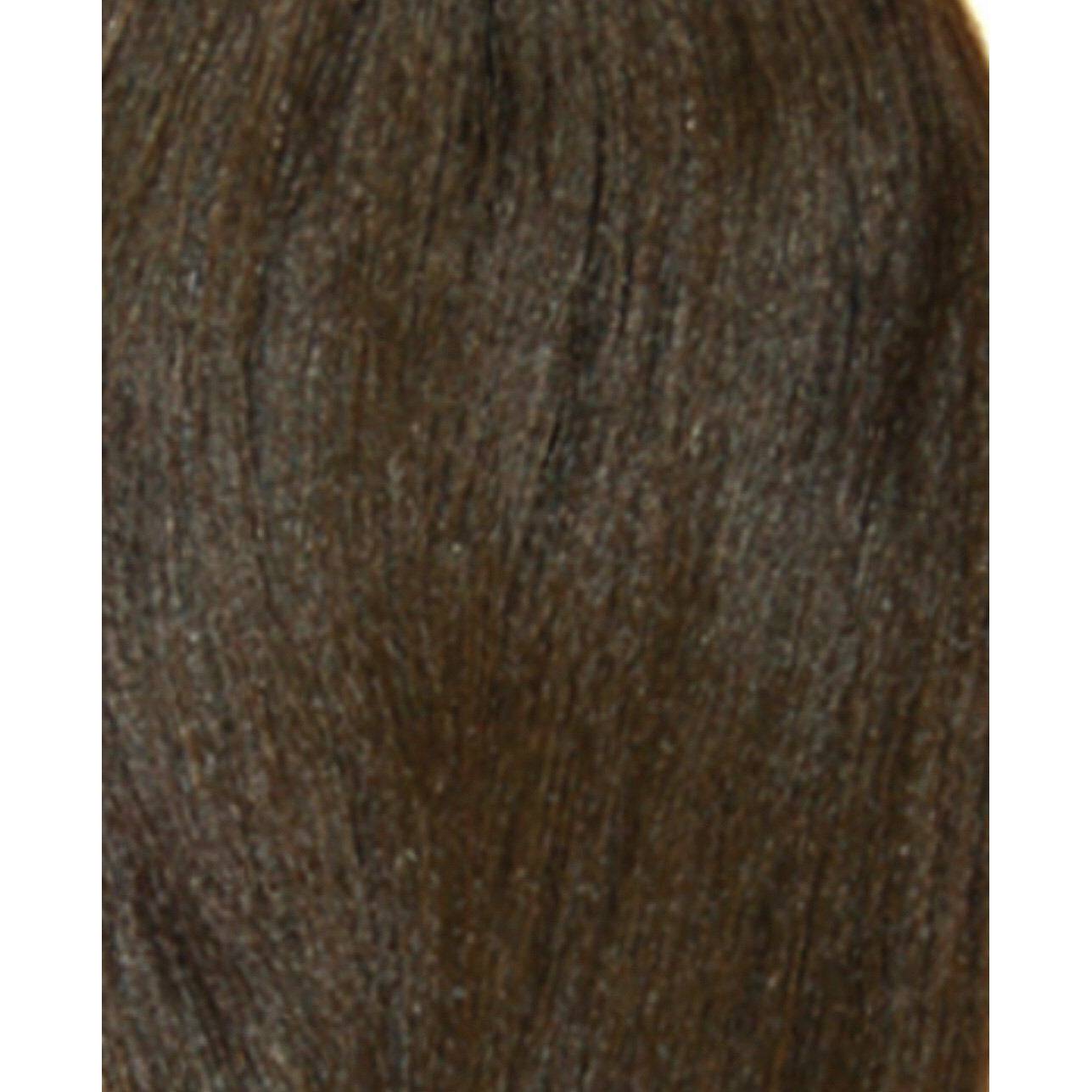 Unique Human Hair Perm Straight 8 Inch Hairpiece