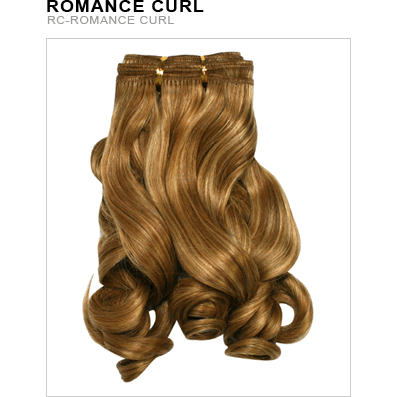 Unique's Human Hair Romance Curl 8 Inch Hairpiece