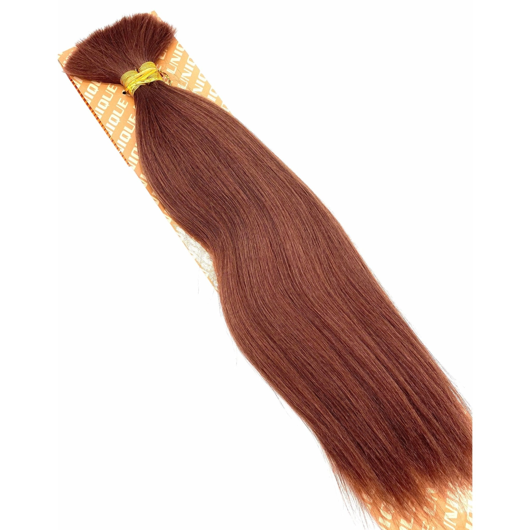 Unique's Yaki Bulk 100% Human Hair 16" Hair Extensions, New With Tags