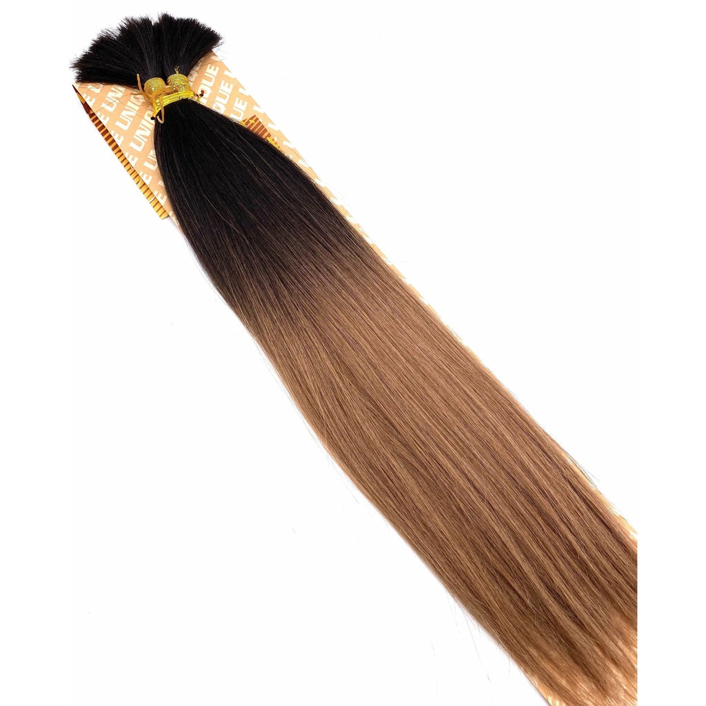 Unique's Yaki Bulk 100% Human Hair 18" Hair Extensions, New With Tags