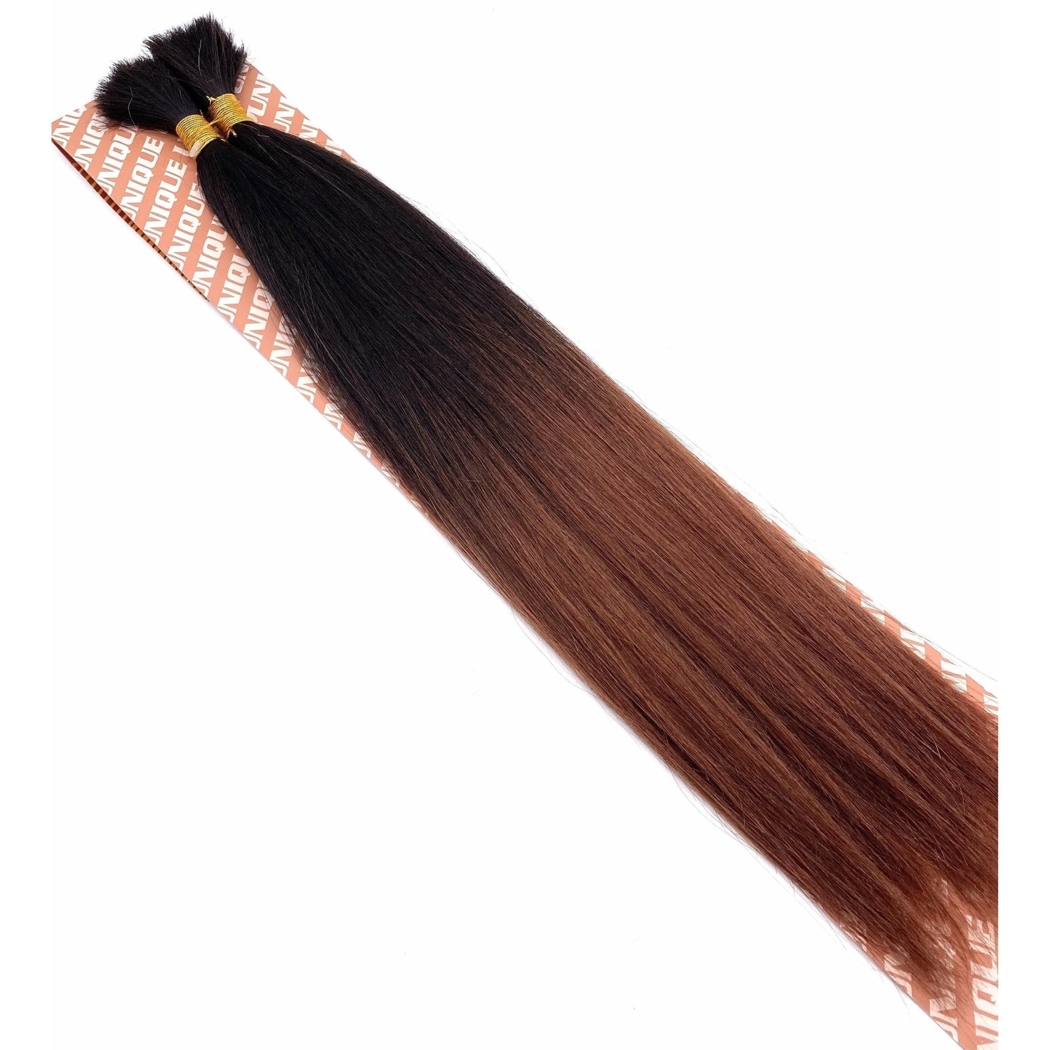 Unique's Yaki Bulk 100% Human Hair 18" Hair Extensions, New With Tags