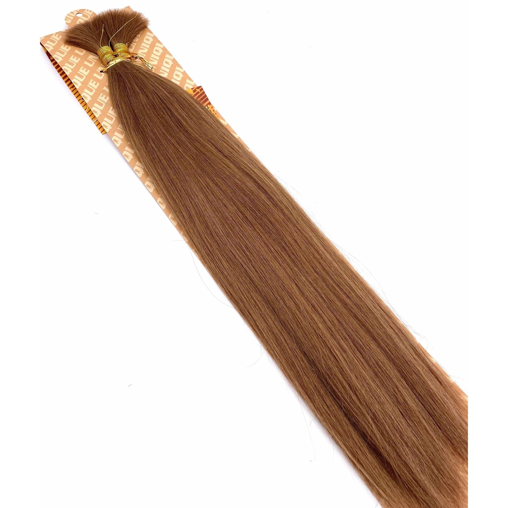 Unique's Yaki Bulk 100% Human Hair 18" Hair Extensions, New With Tags