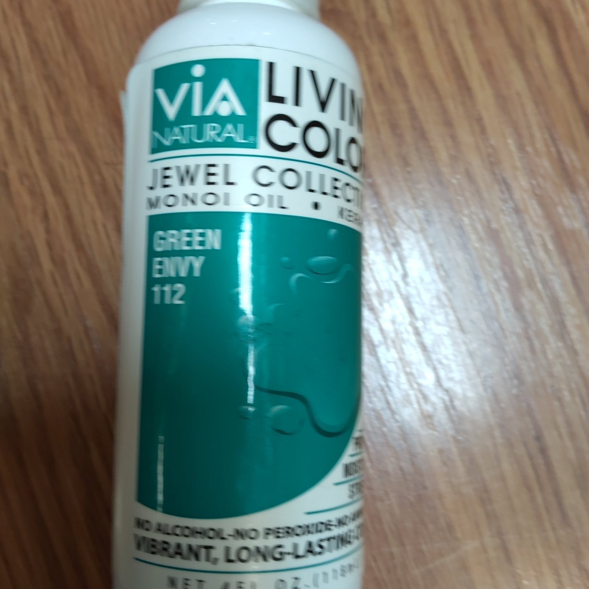 VIA Natural Semi-Permanent Hair Color #112 Green Envy 4 oz Hair Dye