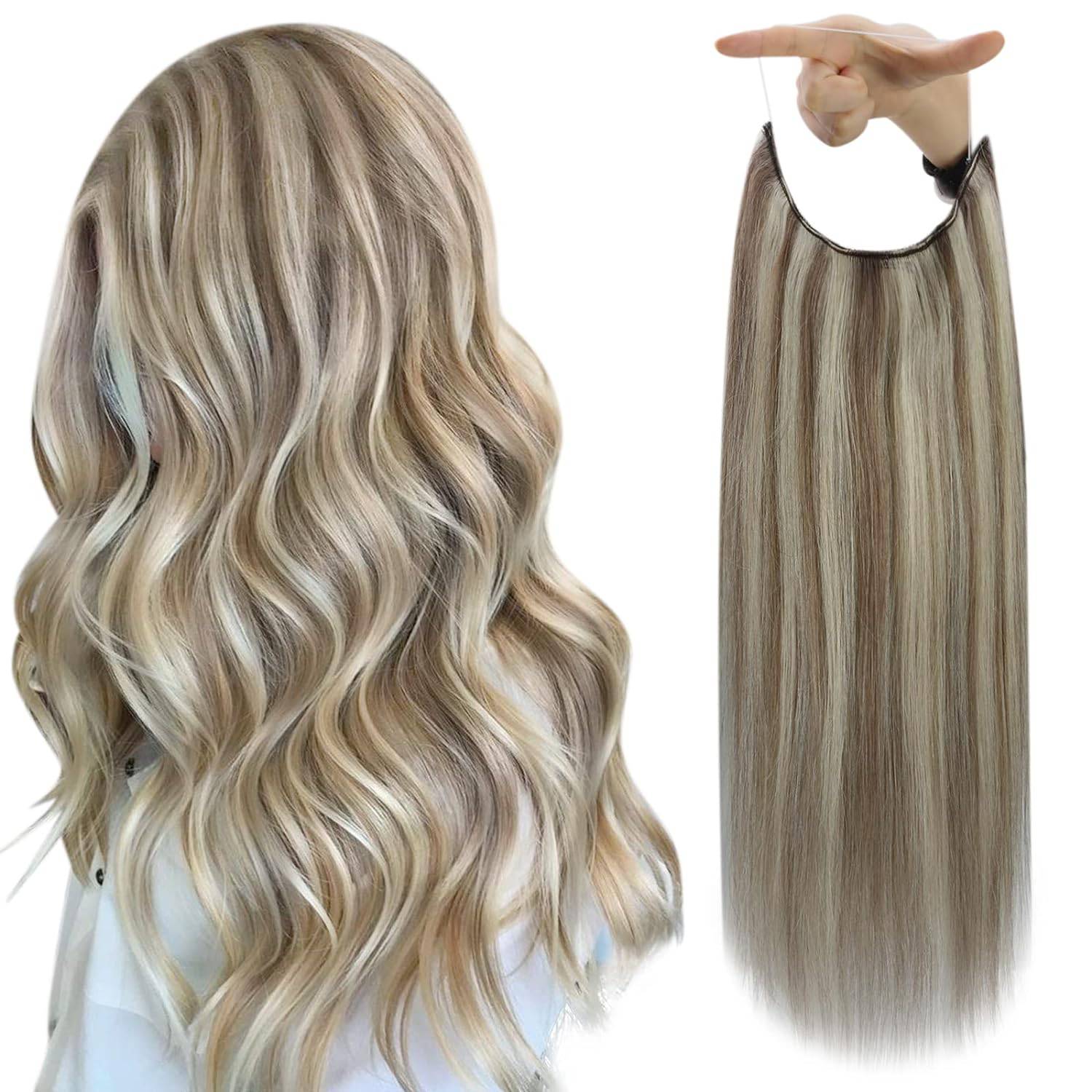 VIP BandX Halo Silky Straight 24" with Clip Hair Extension