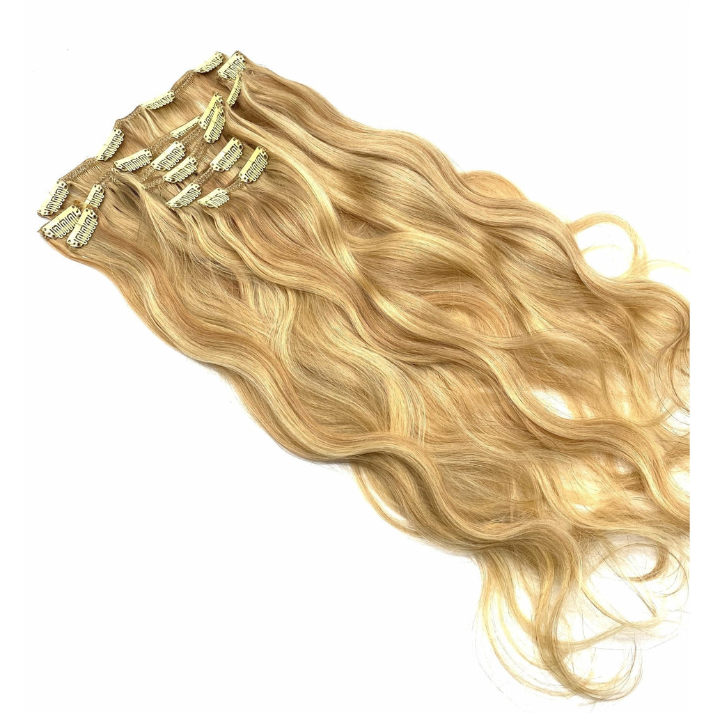 VIP Clip Hair Extensions Body Wave 18" ClipeX System - Choose Style