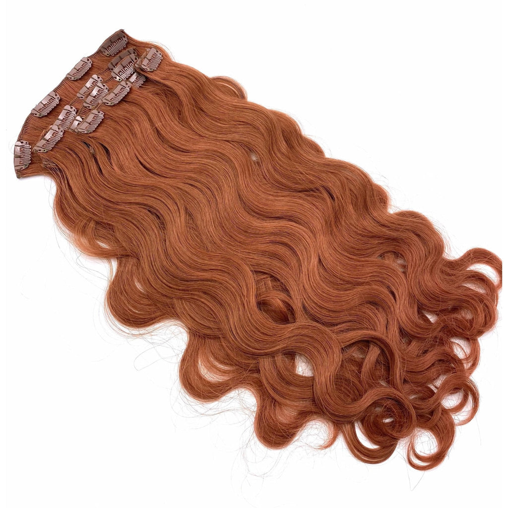 VIP Clip Hair Extensions Body Wave 18" ClipeX System - Choose Style