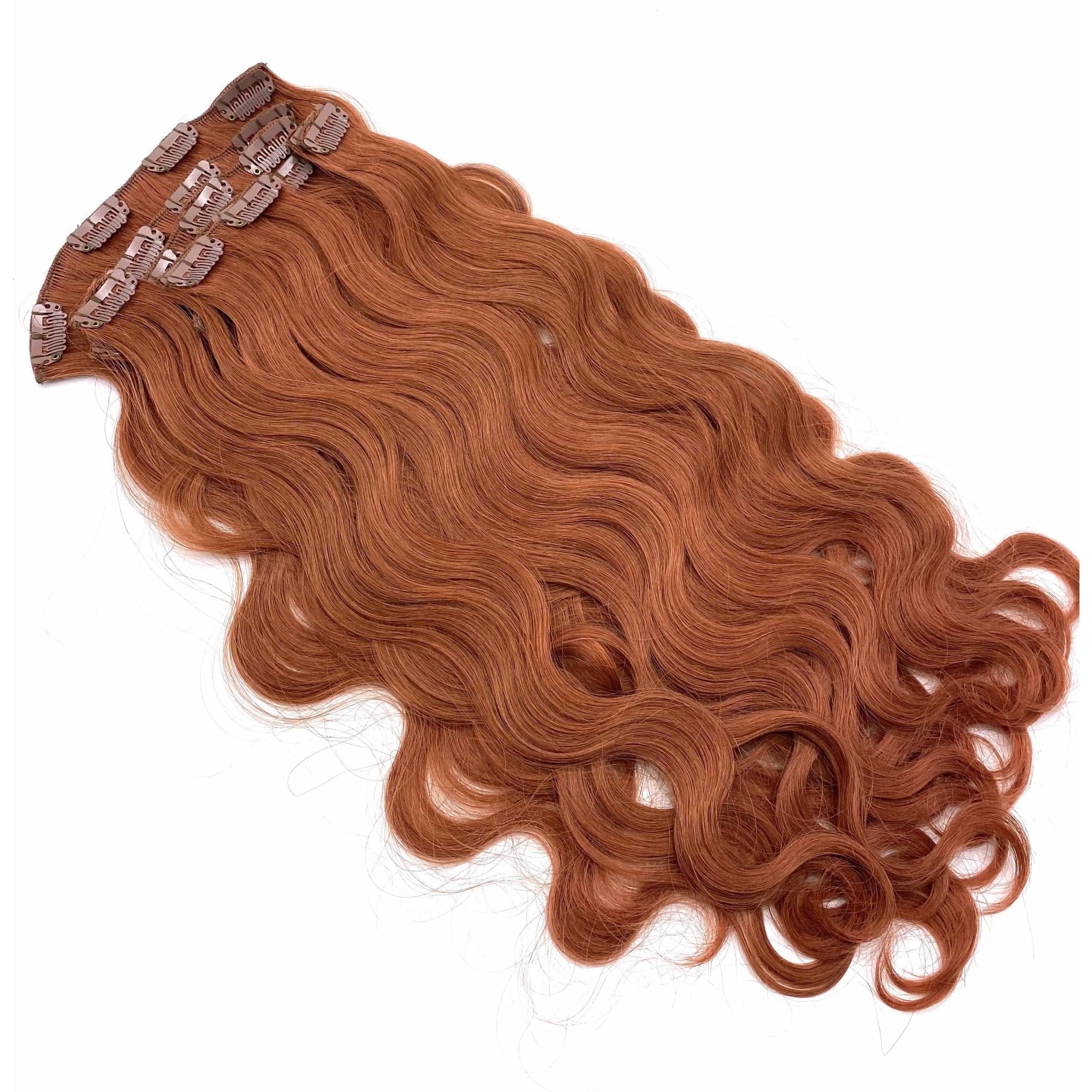 VIP Clip Hair Extensions Body Wave 18" ClipeX System - Choose Style