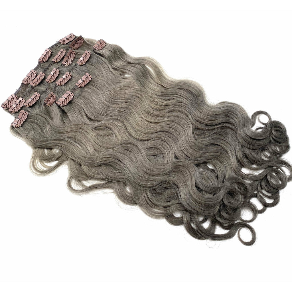 VIP Clip Hair Extensions Body Wave 18" ClipeX System - Choose Style