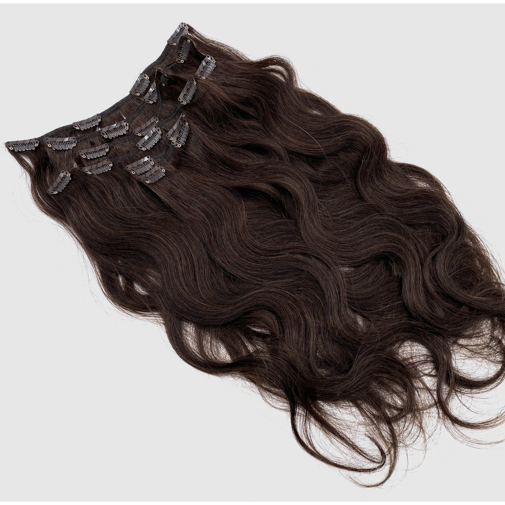 VIP Clip Hair Extensions Body Wave 18" ClipeX System - Choose Style