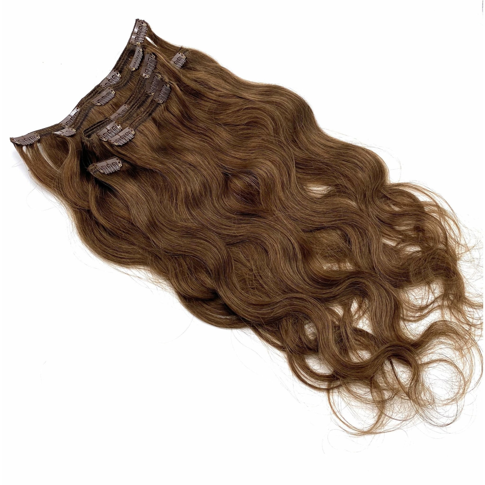 VIP Clip Hair Extensions Body Wave 18" ClipeX System - Choose Style