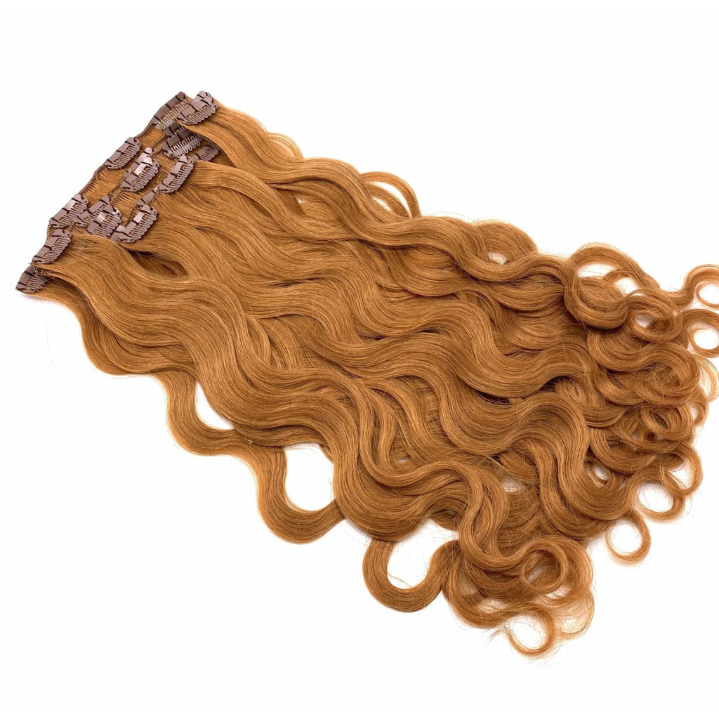 VIP Clip Hair Extensions Body Wave 18" ClipeX System - Choose Style