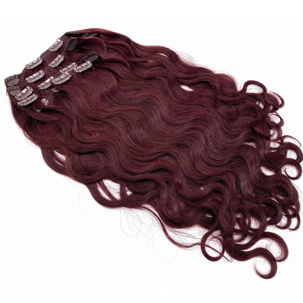 VIP Clip Hair Extensions Body Wave 18" ClipeX System - Choose Style