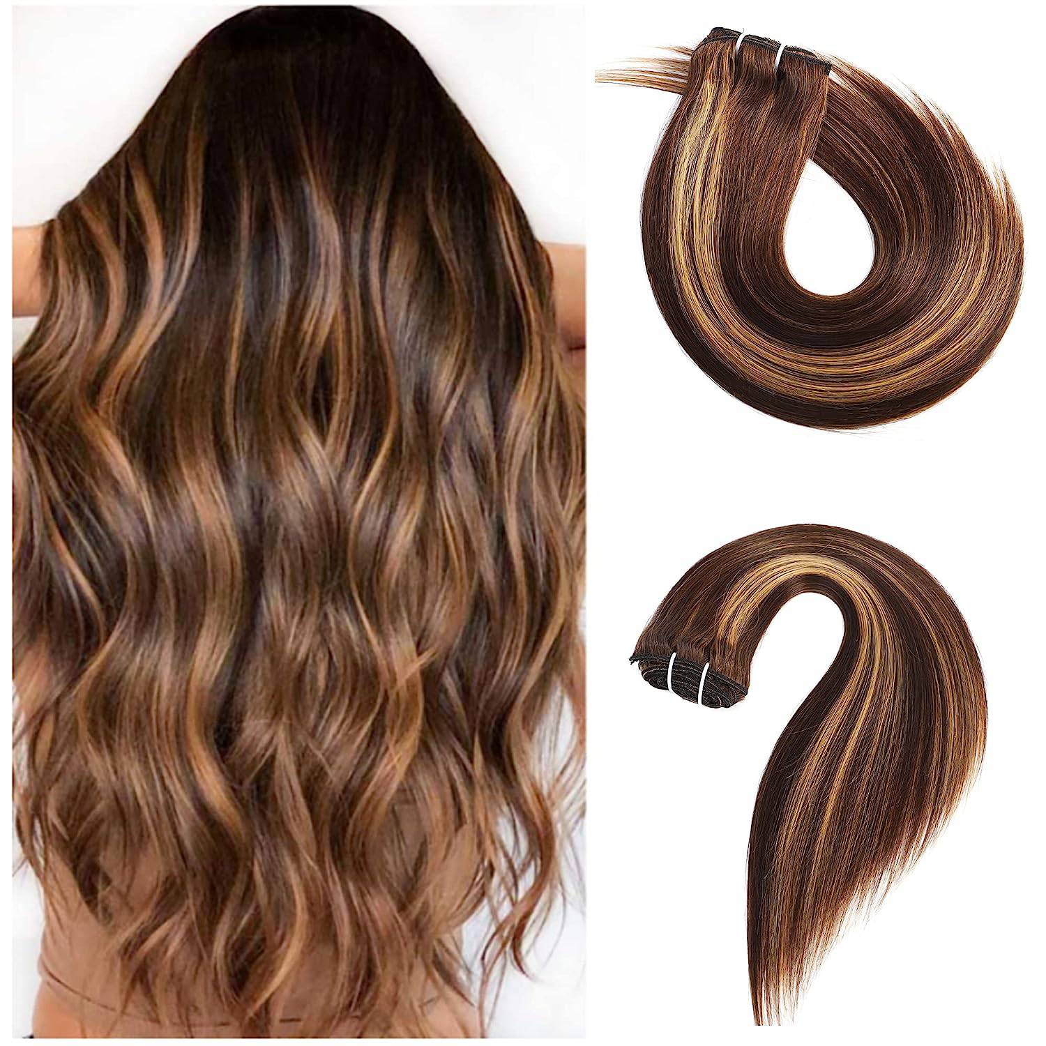 VIP Clip Extensions / Silky Straight 18" (140 g) - ClipeX System