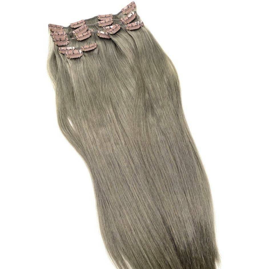VIP Clip Extensions / Silky Straight 18" - ClipeX System