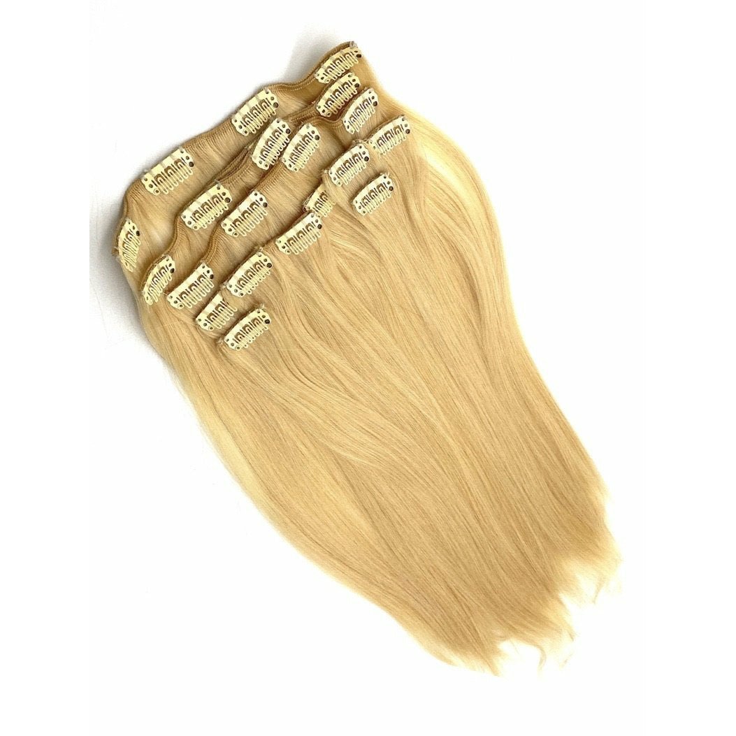 VIP Clip Extensions / Silky Straight 18" - ClipeX System