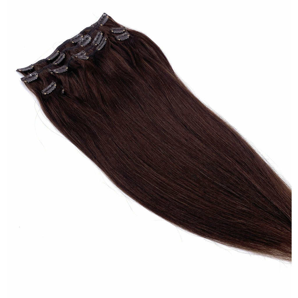 VIP Clip Extensions / Silky Straight 18" - ClipeX System