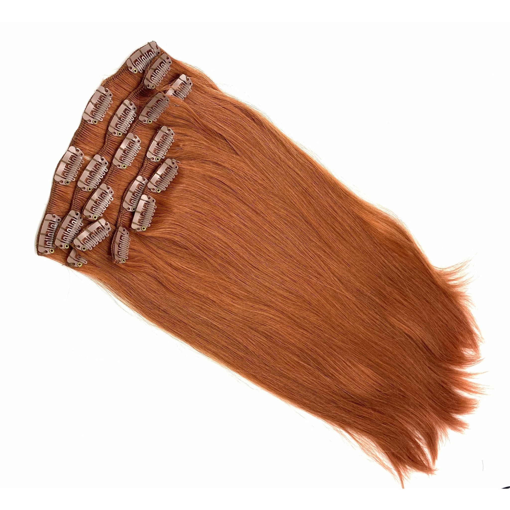 VIP Clip Extensions / Silky Straight 18" - ClipeX System
