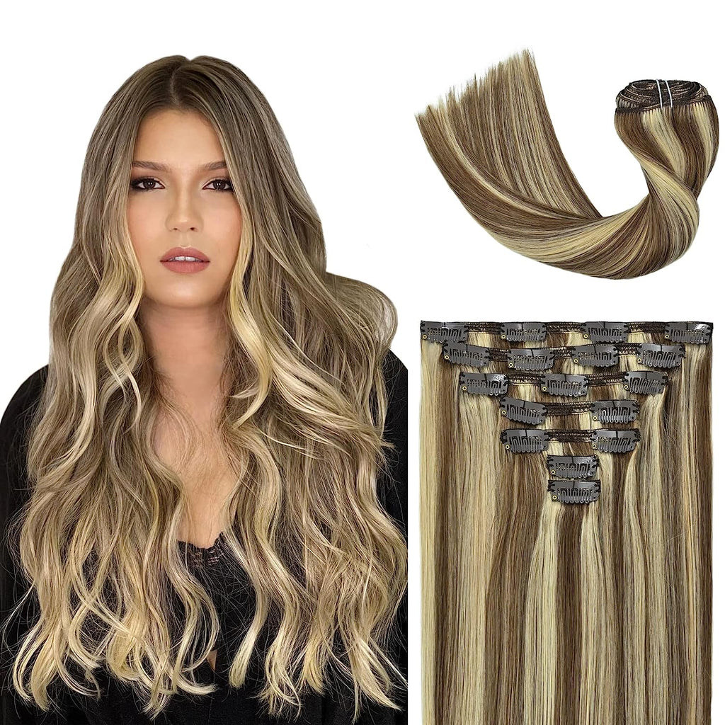 VIP Clip Extensions / Silky Straight 24" (170 g) - ClipeX System