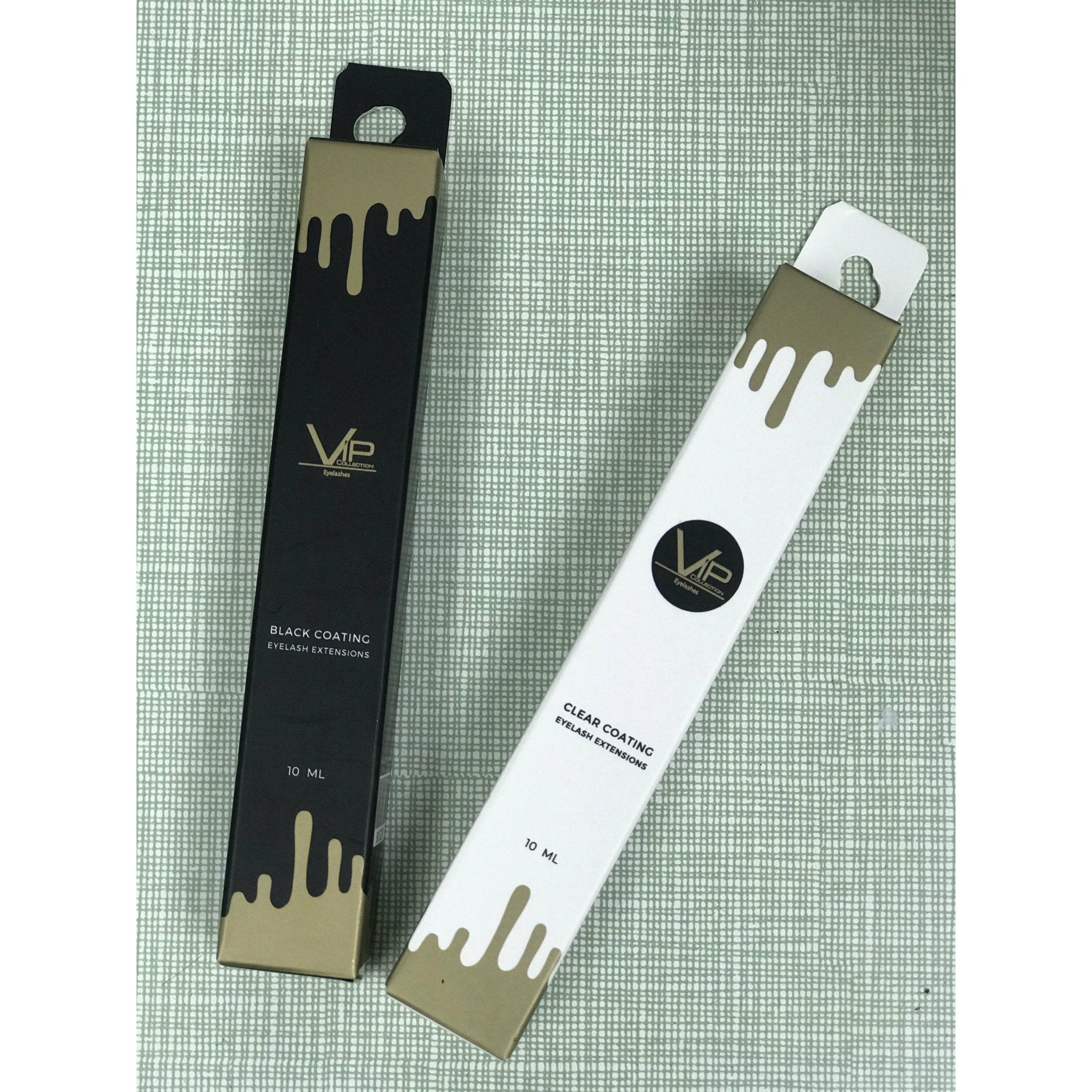 VIP Eyelash Extensions Coating Mascara, Clear & Black, 10 mL