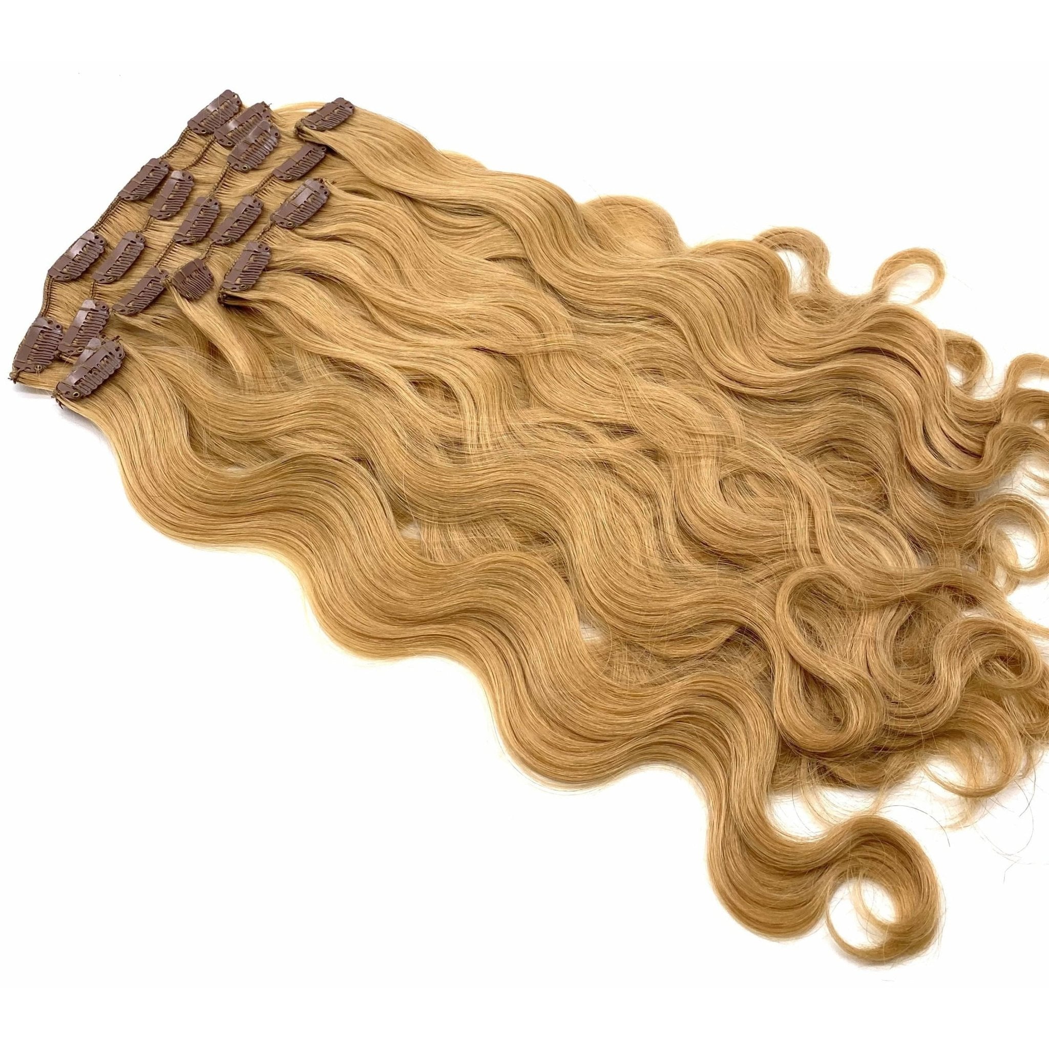 VIP M-Tip System Tape Hair Extensions 100 Strands Wavy 18"