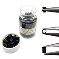 VIP Extensions Micro Rings Tube Copper #1 Black 500 Pcs Hair Extensions