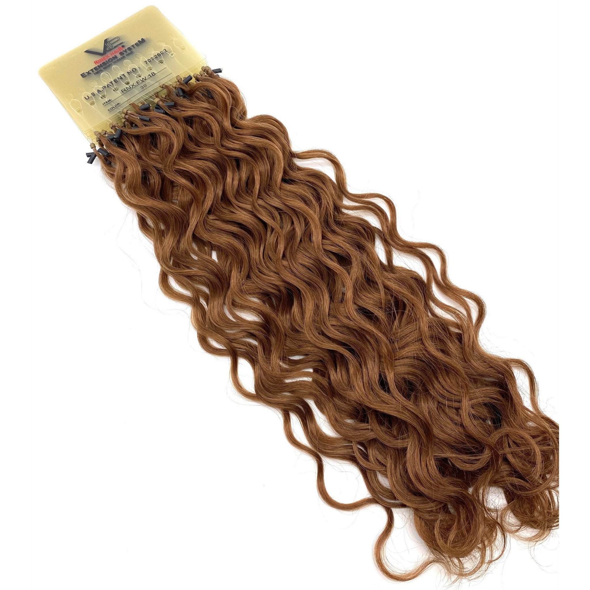 VIP Extensions RineX System Curly 18" Hair Extensions NWT