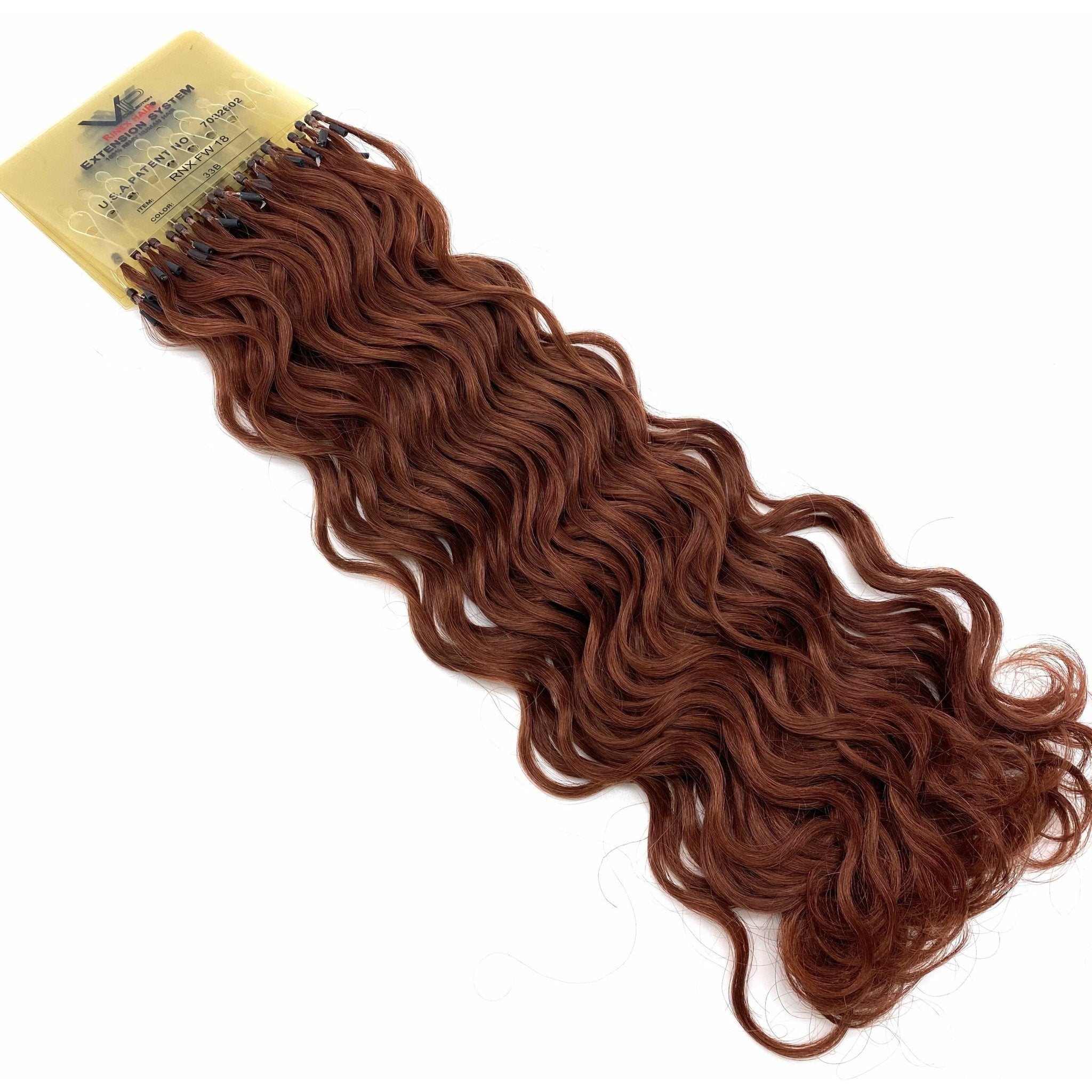 VIP Extensions RineX System Curly 18" Hair Extensions NWT