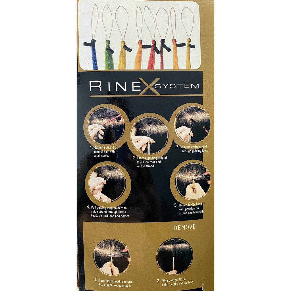 VIP Extensions RineX System Curly 18" Hair Extensions NWT