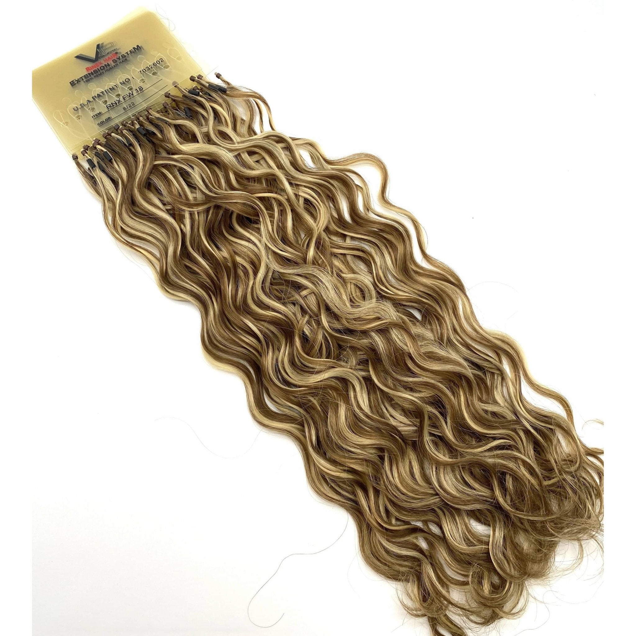 VIP Extensions RineX System Curly 18" Hair Extensions NWT