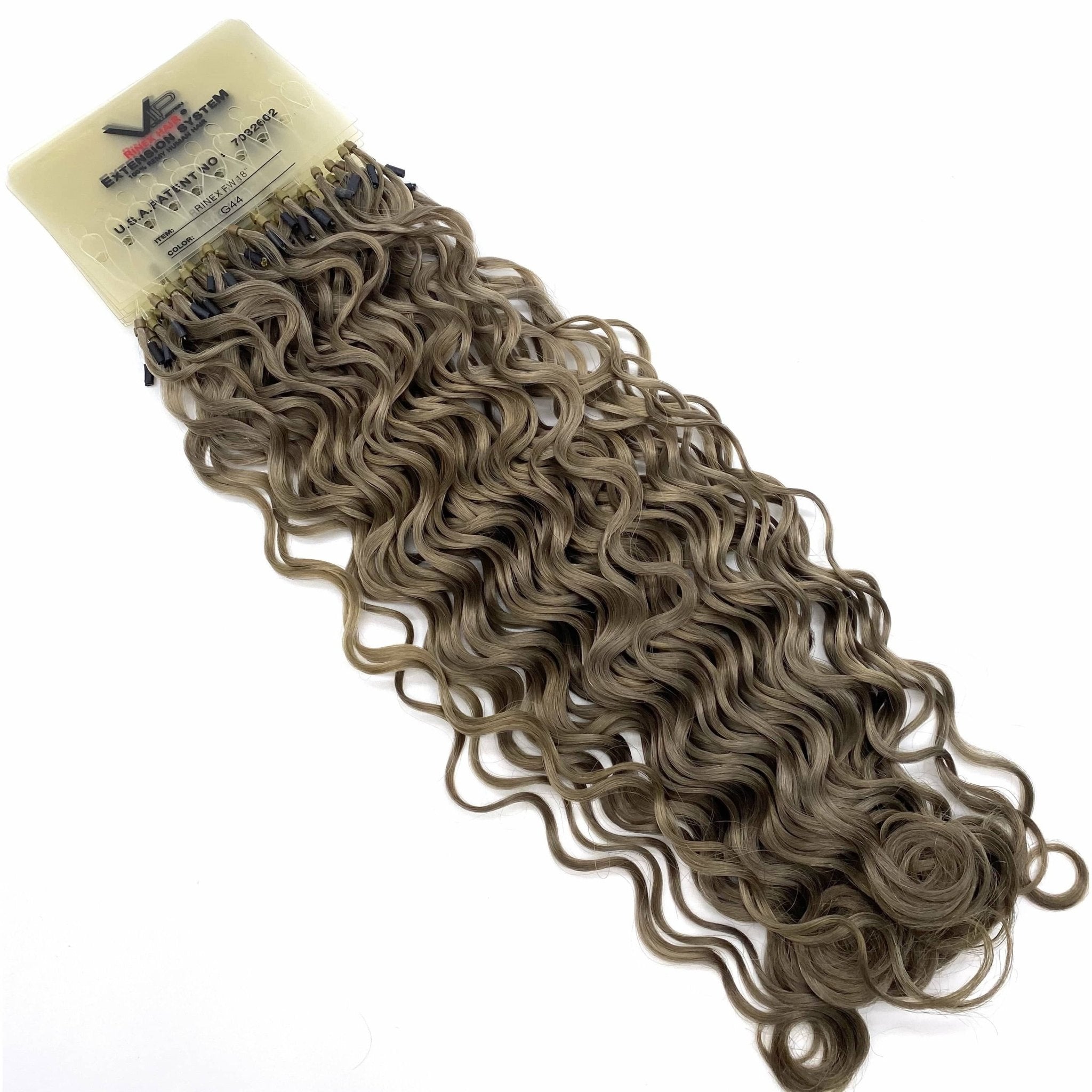 VIP Extensions RineX System Curly 18" Hair Extensions NWT