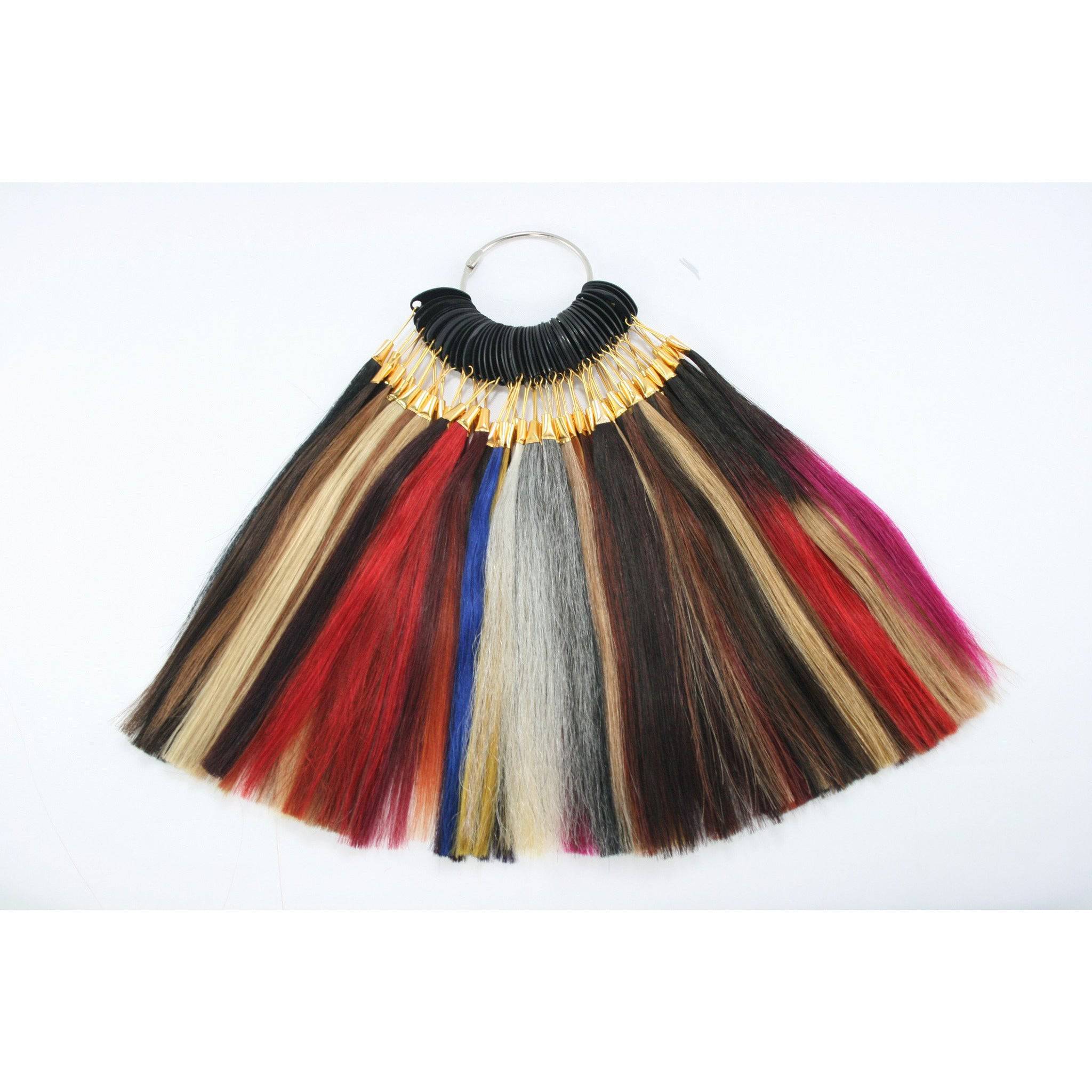 Unique Collection Human Hair Color Ring