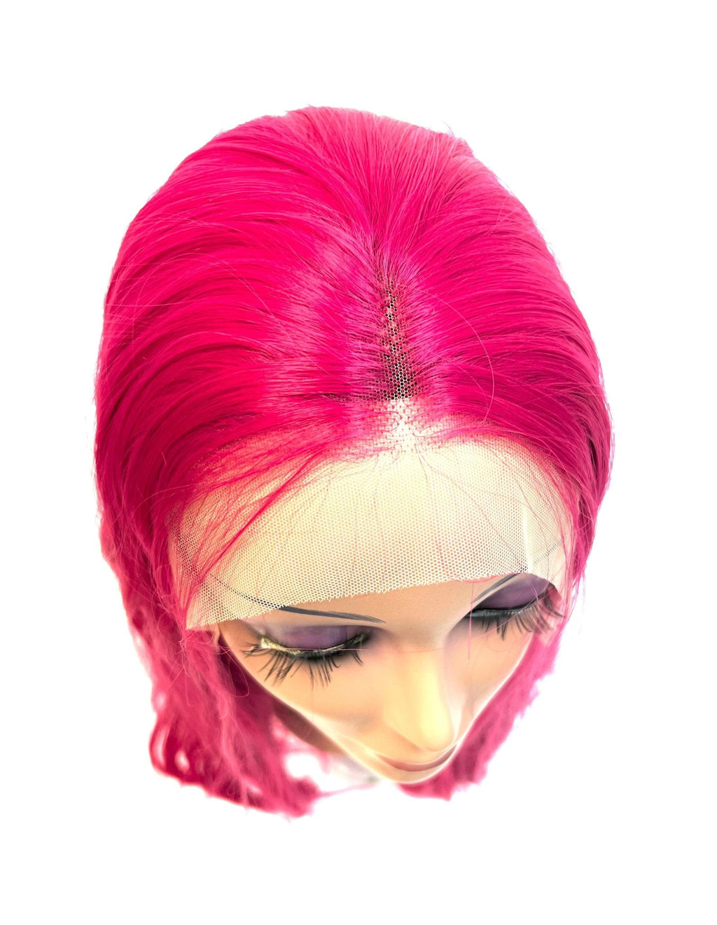 VIP Synthetic Lace Front Wig, Hot Pink (15)