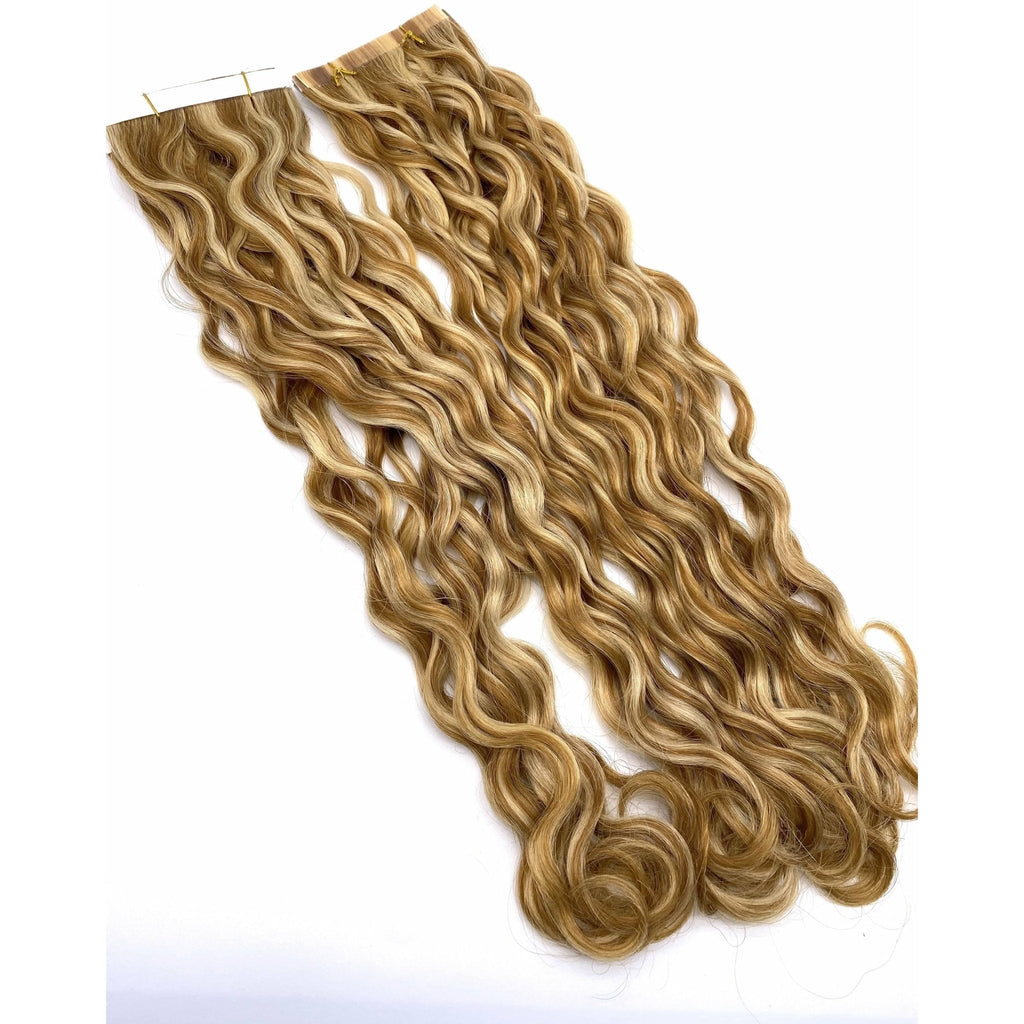VIP TapeX System Tape In Hair Extensions French Wave 18"